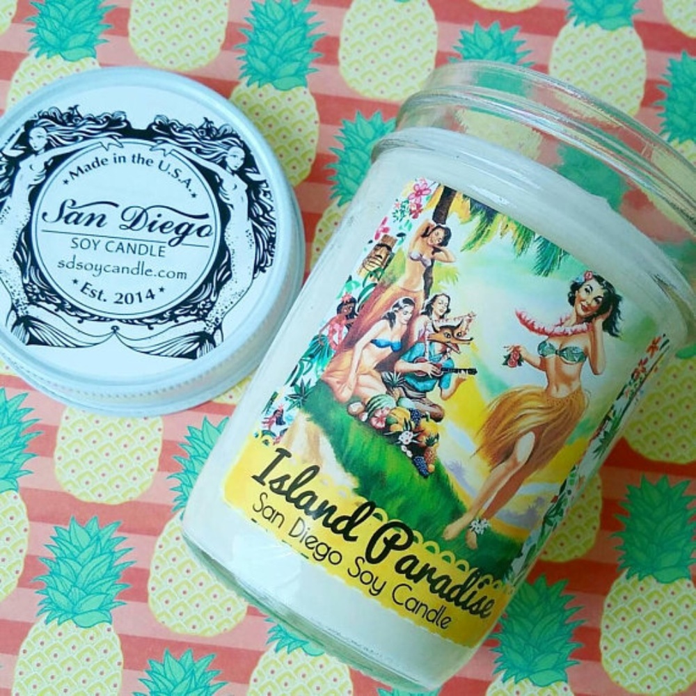 Island Paradise soy candle 8 oz